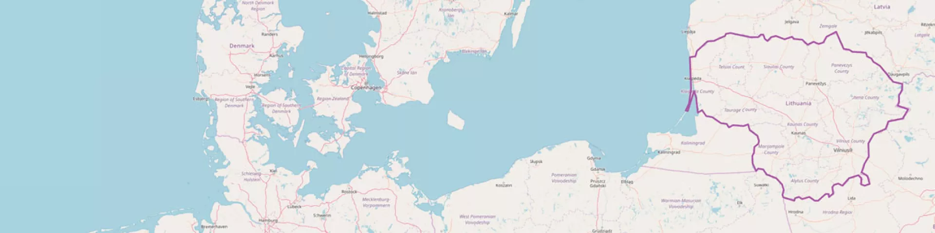 map Lithuania
