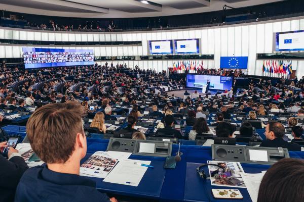 Europos Parlamento salė Starsbūre